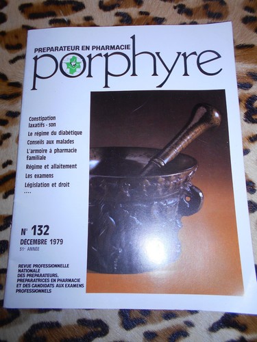 Revue porphyre préparateur - revue,