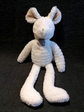 Doudou peluche souris blanche sweety couture Histoire d'ours Etat neuf