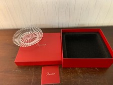 11 assiettes mille nuit Mathias en cristal de Baccarat (prix à la pièce)