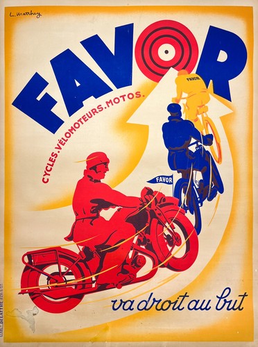 Affiche ancienne originale - ancienne,