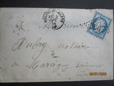 Lettre GC 2667 NOGENT Haute MARNE - 50 Haute Marne - Indice POTHION 3 S/envelop.