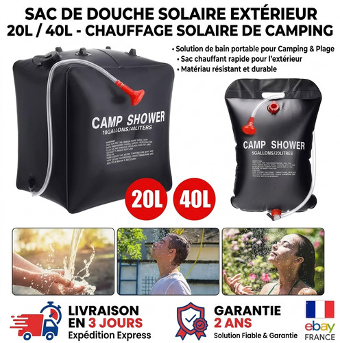 Douche solaire camping - douche,