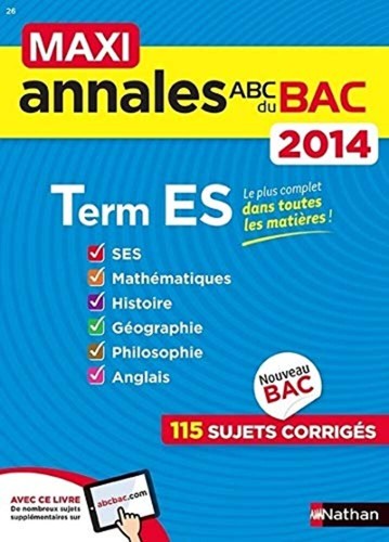 Maxi annales bac 2014 term - term, es