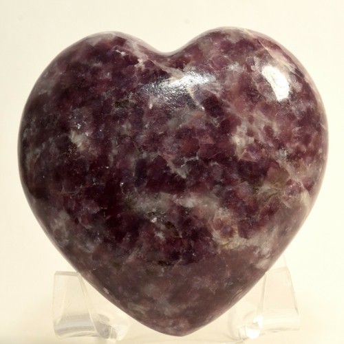 Cœur puffy lepidolite - cœur,