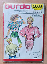 BURDA Modèle Vintage Couture Patron 5669 Taille 8-16