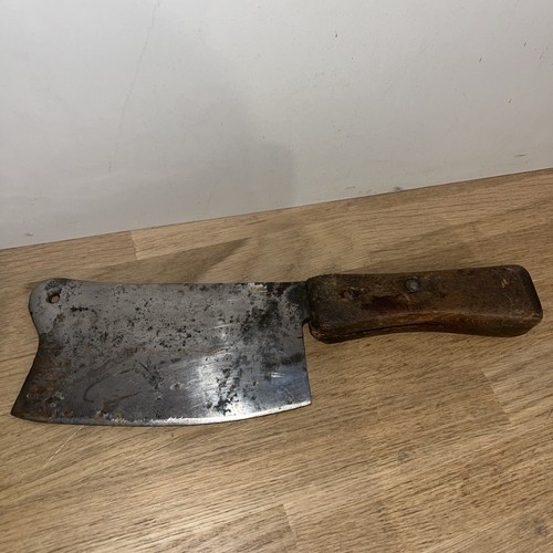 Ancienne feuille boucher - ancienne, de
