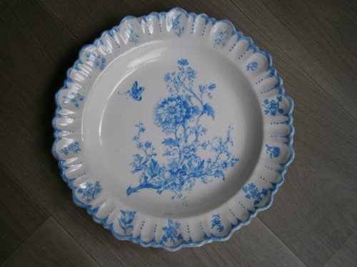 Grand plat faïence - plat,