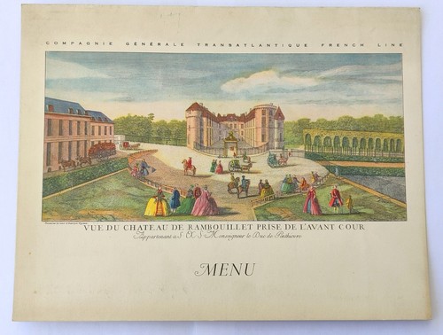 Menu paquebot liberté - menu, 21