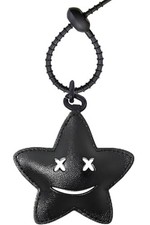 Porte-clés cuir étoile