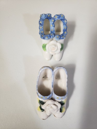 Vintage ceramic shoes made - ceramic,