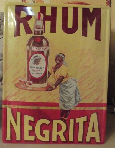 Plaque rhum negrita 30 40 - « rhum, negrita»30*40