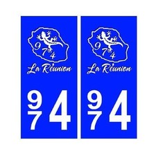 974 blason réunion - 974,