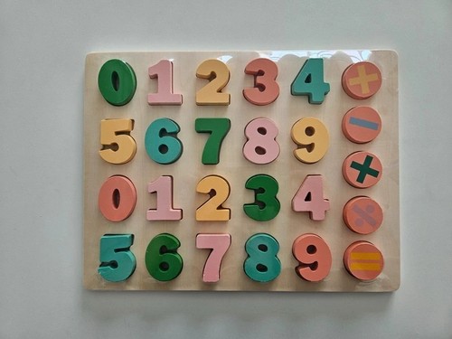 Puzzle bois montessori pour - en,
