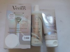 GILLETTE VENUS satin care rasoir + gel à raser - nettoyant 2 en 1 + exfoliant