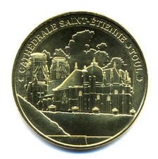 54 TOUL Cathédrale Saint-Etienne 3, Vue côté chevet, 2025, Monnaie de Paris