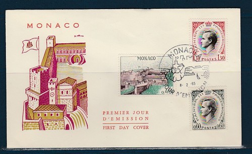 Monaco enveloppe 1er - enveloppe,