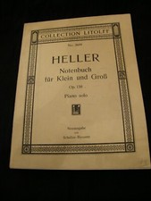 Partition Heller Notenbuch fur