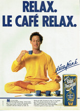 Publicité Advertising 0825  1983  la Maison du Café Relax décafeiné    café