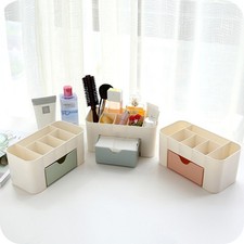  2 Pcs Malette Maquillage De Stockage Des Cosmétiques Rangement Bureau