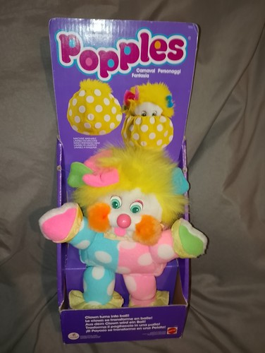 Peluche popples clown neuve - clown, neuve/