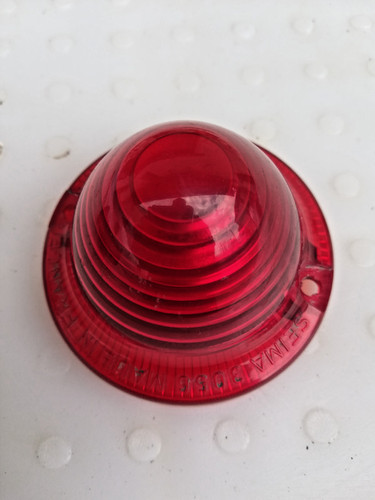 Cabochon rouge arriere citroen - rouge,
