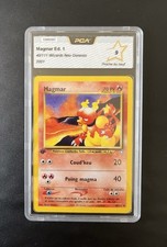 CARTE POKEMON MAGMAR 40/111 EDITION 1 - NEO GENESIS - PCA 9 - WIZARDS