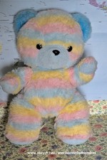 Ours en peluche multicolore
