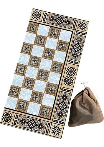 Planche backgammon motif - de,
