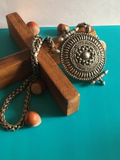 Gros Collier Argenté Style