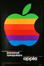 Poster photo Noir vintage: Apple computer Steve Jobs / Apple Macintosh - 30x40cm