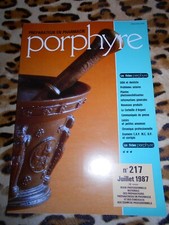 Revue Porphyre, préparateur