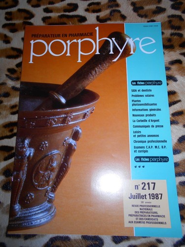 Revue porphyre préparateur - revue, porphyre,