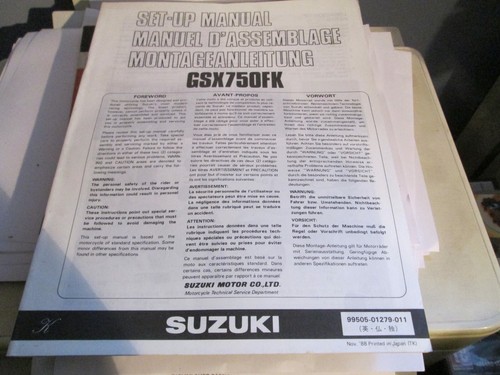 Livret set instruction - set-up,