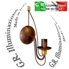 Applique classique moderne 1 lum. bruni noir or lampe murale bain cuisine VERA