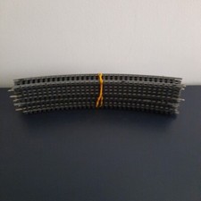 10 Radius HO Rail Train Voie Courbe Virage 18" 30° Vintage Modelisme Ferroviaire
