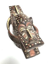 Afrique CÔTE D’IVOIRE- SENOUFO - Masque miniature en bois sculpté.