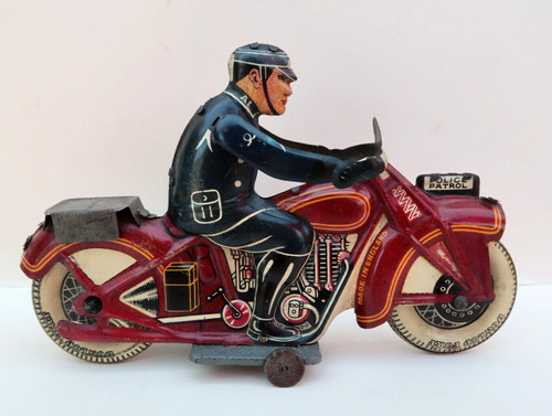 Mettoy moto mécanique police - mettoy,