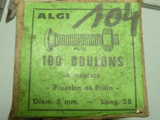 Algi 2 vis M5 tête bombée à meplat velo Peugeot motobecane pliable randonneur 