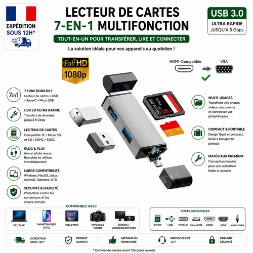 Lecteur cartes en - de,