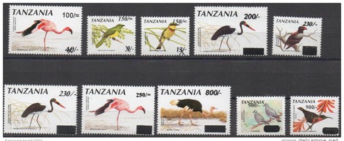 Tanzania 1998 2004 vögel - tanzania,