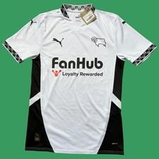 Maillot de football Derby County 2024/25 PUMA Home Kit Jersey BNWT homme petit