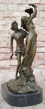 Sculpture En Bronze Métal Nu