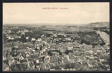 CPA Mantes-la-Jolie, vue