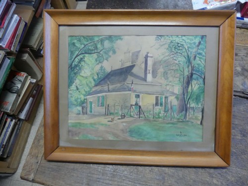 Gouache sur papier - papier, rené