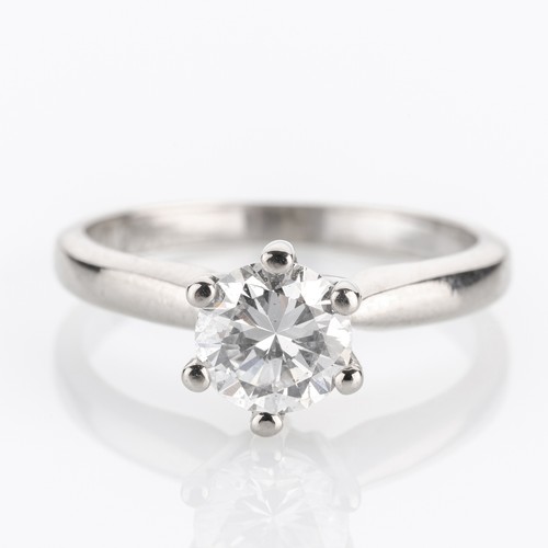Ladies ring with a - ring, (585