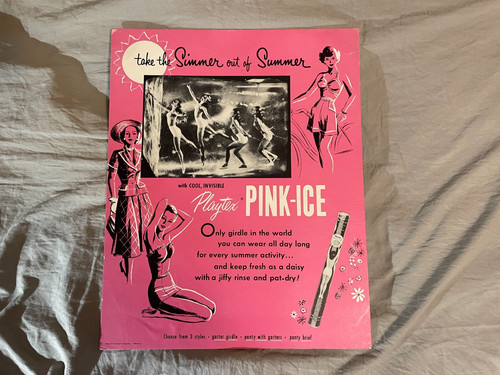 1951 playtex pink - ice, girdles
