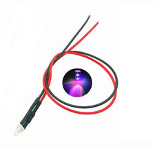 1x Ampoule LED Rose Luciole diode Pré Câblé 3mm haute luminosité 12V