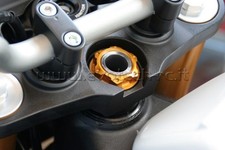EVOTECH Écrou Dériveur Direction Triumph Daytona 675/R 11-16 Top Yoke Couleurs