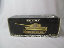 AO738 MINICHAMPS 1/35 CHAR PANZER VI TIGER I LATE VERSION REF 350010000 BON ETAT