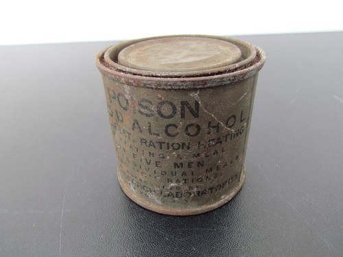 Boite alcool solidifié - d'alcool, us